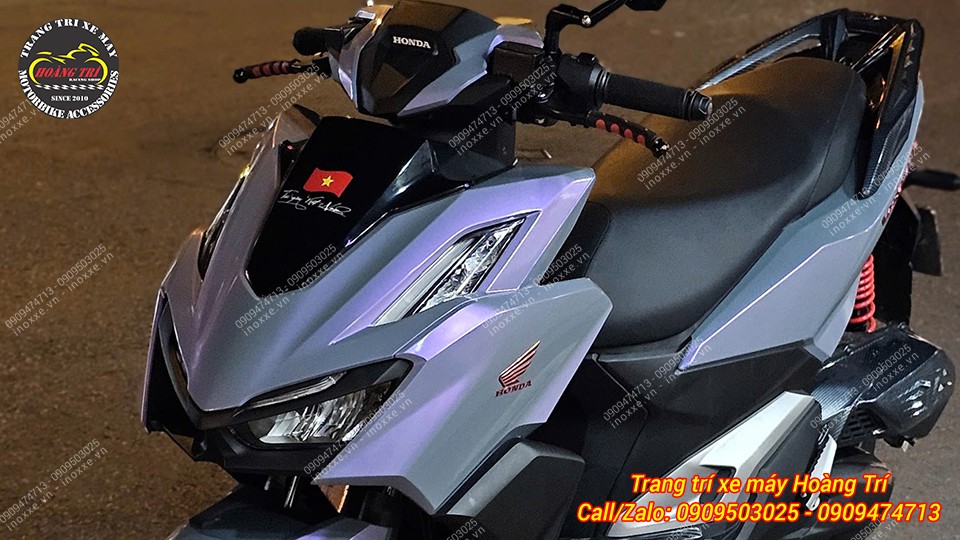 Decal dán xe màu xám xi măng titan 7 màu